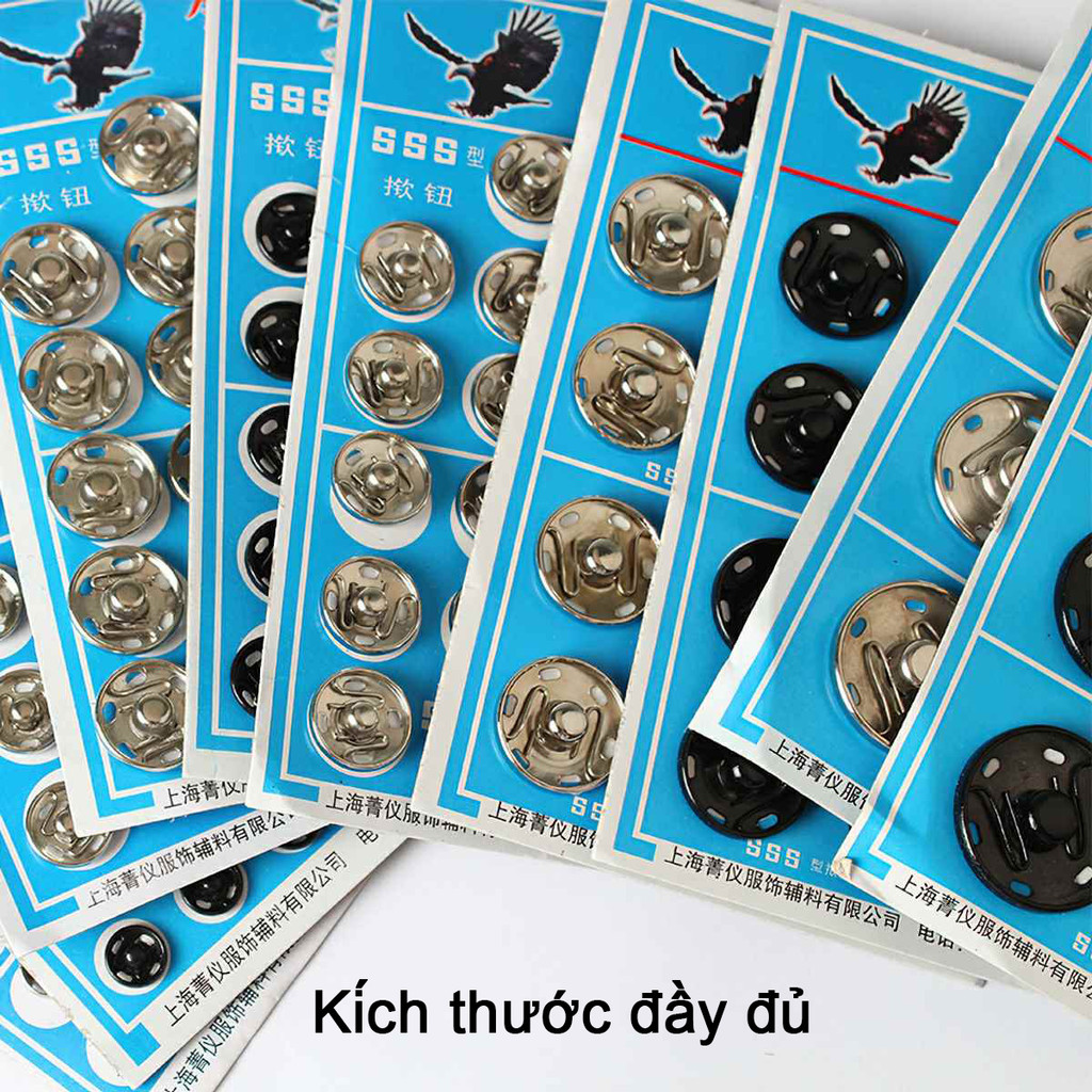 M7 Phụ Kiện Nút Quần Áo Bằng Kim Loại 8.5/10/12/16 / 21mm MALAN