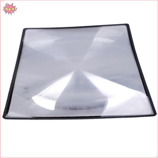 Tấm kính lúp PVC phẳng N & X A5 X3 trang sách Kính đọc sách phóng đại.