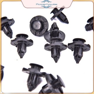POWER 100 Chiếc 8 Mm Nhựa Đinh Tán Chốt Bùn Vạt Cản Đẩy Kẹp Cho.