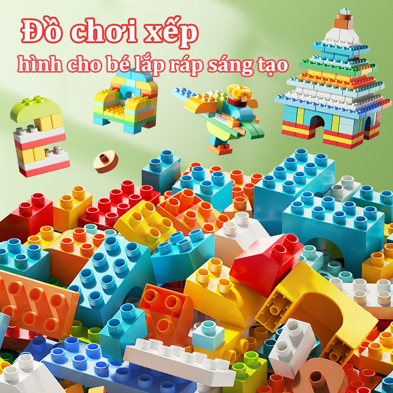 Đồ chơi xếp hình cho bé lắp ráp sáng tạo,Cho Bé Sáng Tạo Thông Minh,phù hợp cho bé từ 3 tuổi phát triển tư duy