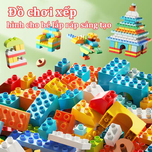 Đồ chơi xếp hình cho bé lắp ráp sáng tạo,Cho Bé Sáng Tạo Thông Minh,phù hợp cho bé từ 3 tuổi phát triển tư duy