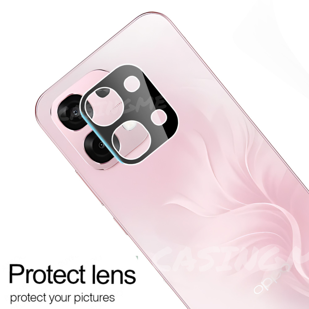 Ống kính máy ảnh 3D bảo vệ camera cho OPPO A6 Pro 5G/A6i 2025, kính cường lực Full Cover, bảo hiểm toàn diện