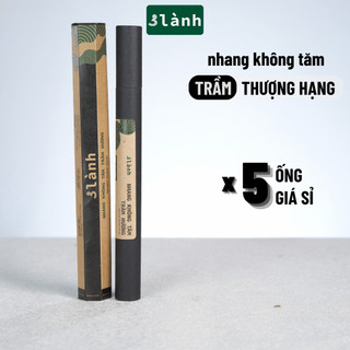 Nhang Không Tăm Trầm Hương Thượng Hạng 3 Lành Sỉ Từ 5 Ống Tự Nhiên 100% >15 Năm Thờ Cúng Thư Giãn