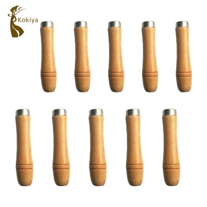 5 Chiếc Gỗ Tay Cầm Tập Tin Phụ Kiện Tua Vít Tay Cầm Mộc