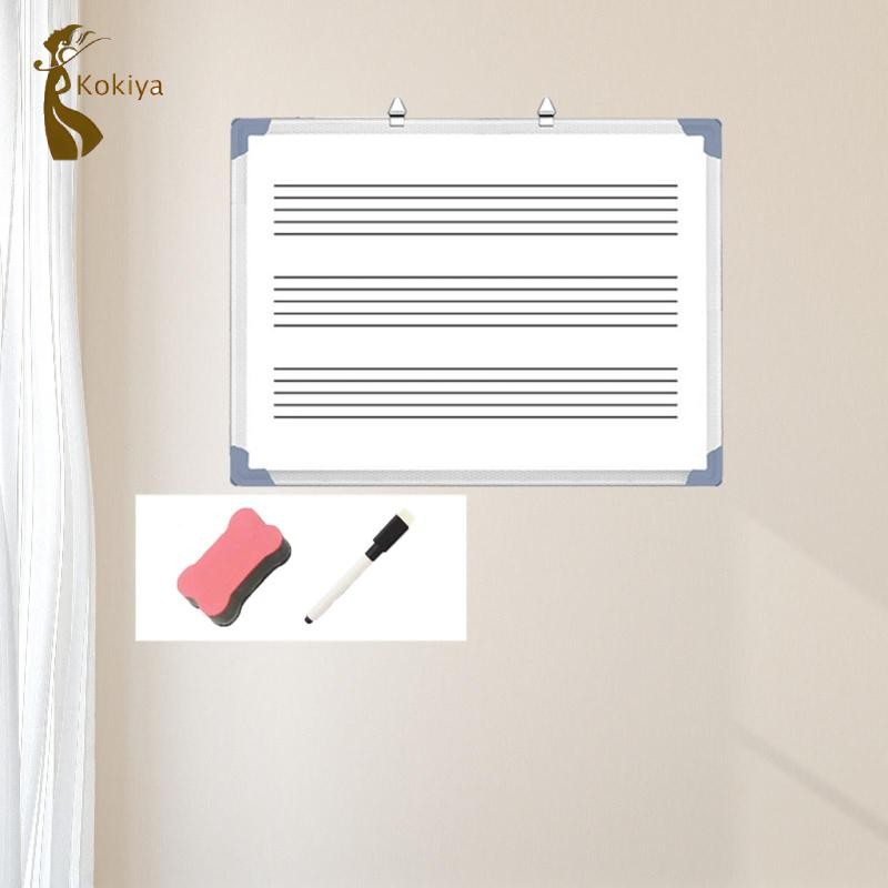 Công cụ giảng dạy Notepad Bảng trắng âm nhạc Thực hành Bảng hai mặt cho gia đình