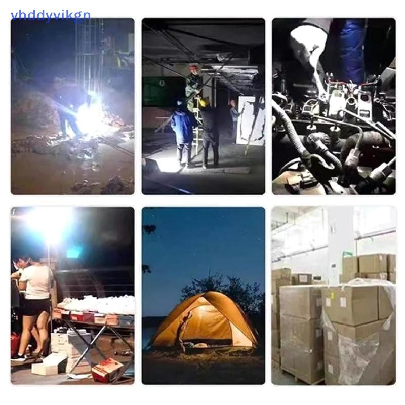 VHDD 14.4V-18V LED Light with Li-ion Battery - Portable Camping & Emergency Outdoor Lighting Solution
