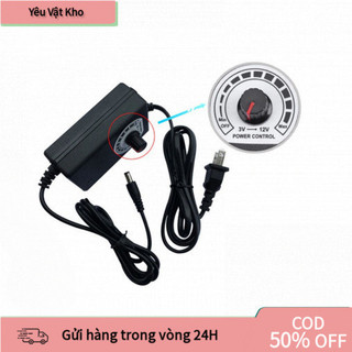 Adapter chuyển đổi 220V sang DC 12V thông dụng, thiết kế bền bỉ với khả năng điều chỉnh dòng điện linh hoạt