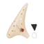Nhựa cầm tay Ocarina với 12 lỗ ngón tay tiện dụng để chơi thoải mái trong bài học buổi hòa nhạc hoặc du lịch