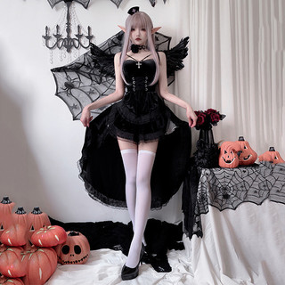Váy đen Gothic cho Halloween - Phù thuỷ, Ma cà rồng, Cô dâu