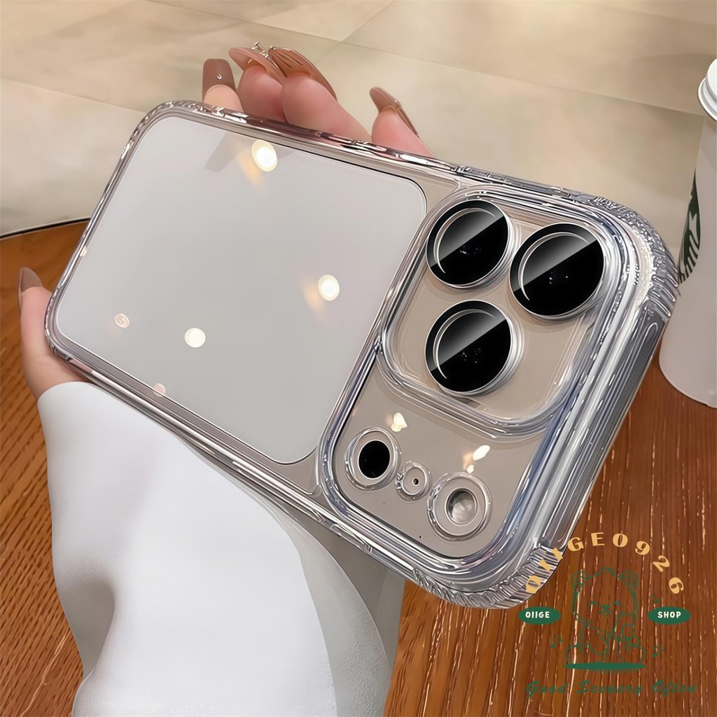 【 Ốp lưng iPhone17 】 Vỏ trong suốt túi khí nút AI Vỏ điện thoại iphone17 Pro Max 16 cho vỏ iPhone Vỏ mềm silicon TPU chống sốc
