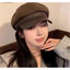Mũ beret nữ gấu nhỏ, handmade, tim gold,... nón nồi màu nâu phong cách Hàn Quốc trẻ trung - MD289