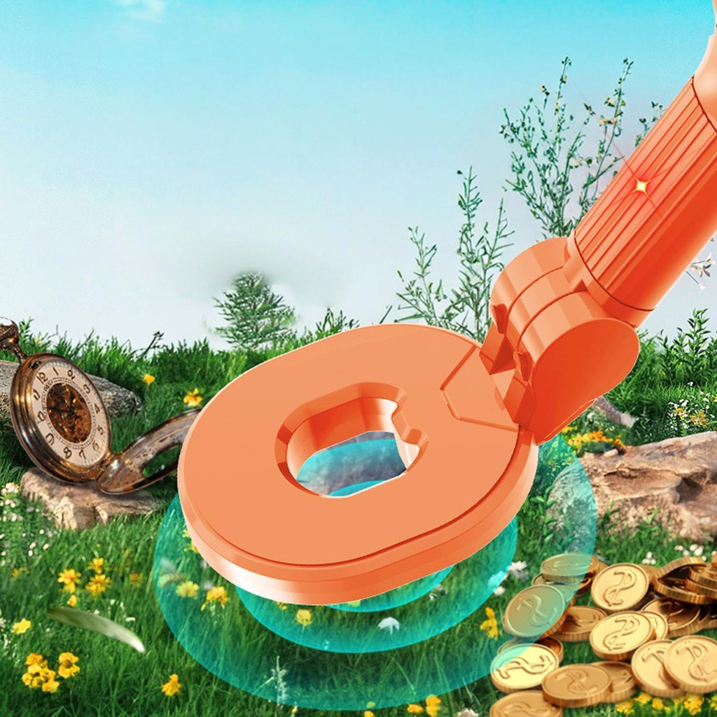 Máy dò kim loại trẻ em Có thể gập lại Truy tìm kho báu Đồ chơi giáo dục Máy dò kim loại đa năng Máy dò kim loại trẻ em