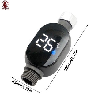 Vòi Nhiệt Kế Nước Nhiệt Kế Tắm Chính Xác Màn Hình LCD Chống Thấm Nước Màu Đen 0 ~ 99°C