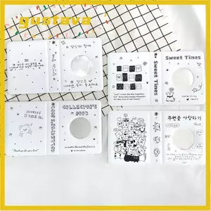 Album ảnh GUSTAVA, Sách bìa rỗng 3 Inch, Hộp đựng thẻ ảnh thần tượng PVC Mini 36 khe