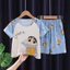 Shop Quần Áo Trẻ Em Quần Áo Mùa Hè Bộ Đồ Ngủ Trẻ Em Tay Ngắn Phù Hợp Với Bé Nhà Quần Áo Hoạt Hình Phiên Bản Hàn Quốc Quần Áo Điều Hòa Mỏng