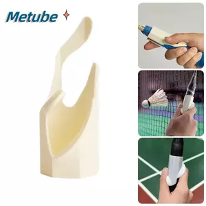 Chỉnh sửa tư thế vợt cầu lông METUBE, Hỗ trợ kẹp cầu lông đa năng PP, Phụ kiện huấn luyện viên Cải thiện kỹ năng Giá đỡ tay cầm cầu lông cho hoạt động ngoài trời Người mới bắt đầu chơi Tennis