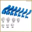 Công cụ ngắt kết nối dòng AC 16 chiếc Dòng đa năng Ngắt kết nối nhanh Bộ dụng cụ ống Bộ dụng cụ loại bỏ ống A