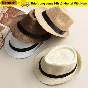 ESSENCEH Mũ chống nắng thời trang vành rộng Váy Jazz đi biển