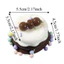 QEARY Mô Phỏng Bánh Squishy Đồ Chơi, Đồ Chơi Bóp Soufflé Siêu Mềm Sáng Tạo, Nhào Di Động Thoải Mái Tay Thư Giãn Thực Tế Món Tráng Miệng Pinch Đồ Chơi Bàn Văn Phòng