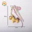 CANAMEK 1 Da Ngựa Móc Khóa Dây Bện Bapa Mặt Dây Chuyền Cho Túi Điện Thoại Treo Phụ Kiện DIY Trang Trí CSF