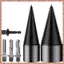 Bộ chia gỗ củi 42mm + 32mm, Bộ chia gỗ Bit Thép đen Hex Shank Cone (R F C V)