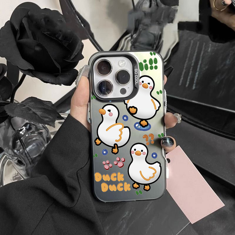 Vịt IMD Ốp Điện Thoại Cho iPhone 17 16 15 14 13 12 11 Pro Max Plus X Xr Xs Max 7 8 Plus Ốp Điện Thoại