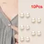 PNPIA- 10 Chiếc Ngọc Trai Nút Chân DIY Trang Trí Nút An Toàn Có Cho Giày Nón Túi Khăn Choàng Cổ Kim Bule Cố Định Pin Trâm Cài