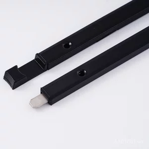 Đen Cầu Vỡ Cửa Nhôm Cửa Sổ Chốt Khóa Hợp Kim Nhôm Thép Nhựa Tiêu Chuẩn Châu Âu Khe Cắm Đèn Che Khuyết Điểm Lắp Đặt Thế Giới Trên Dưới Chốt Khóa