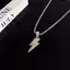 PNPIA- Pha Lê Charm Nelace Shine Full Zircon Lightning Nelace Dành Cho Nữ Đá Ra Dây Xích Hip Hop Dự Tiệc Phụ Kiện Trang Sức