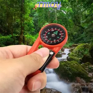 TMOY Ngoài Trời ABS Minipass Carabiner Cắm Trại Nhiều Màu Móc Khóa Qui Phát Hành Leo Núi Đi Bộ Đường Dài Bapa Bule Withpass TMOY