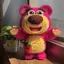 Khối xây dựng gấu dâu Tương thích Lego Đồ chơi lắp ráp giáo dục trẻ em Handmade diy Quà tặng ngày lễ tình nhân Quà tặng sinh nhật