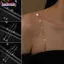 Dây đeo áo ngực đính đá BORAGETE, Dây đeo vai đồ lót có thể tháo rời vai gợi cảm, Dây đeo áo ngực trang trí chống trượt có thể điều chỉnh thanh lịch