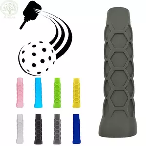 Tay cầm vợt AMPU Pickleball, Vỏ bọc tay cầm mái chèo Pickleball có thể tái sử dụng bằng silicon, Vợt bóng chuyền thay thế chống trượt Phụ kiện bóng dưa chuột Overgrip