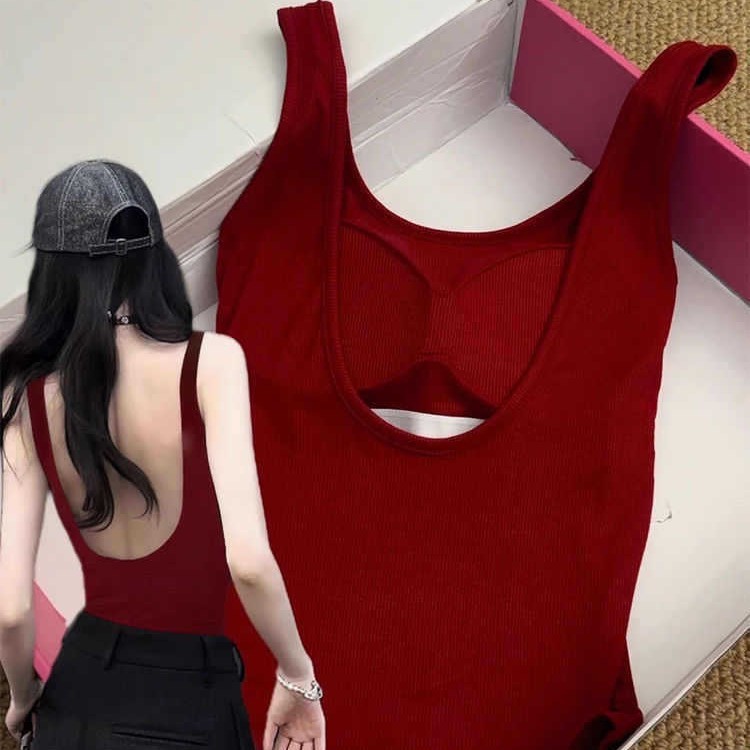 Áo Bra Top nữ mùa hè có đệm ngực cố định không gọng lưng hở ôm dáng mặc ngoài hoặc làm áo lót phối đồ đi chơi hàng ngày