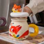YB2 Zootopia 2 Nick Wilde Cốc Gốm Cốc Có Nắp Cốc Cà Phê Dung Tích Lớn Cho Văn Phòng Tại Nhà