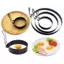 MAKY 9 / 10 / 15 / 20cm Bánh Chảo Khuôn Kim Loại Chiên Trứng Shaper Chống Sti Trứng Nấu Vòng VN