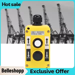 Belleshopp Trạm điều khiển mặt dây cẩu COB61 Công tắc nút bấm chống mưa để vận hành tời và thiết bị công nghiệp