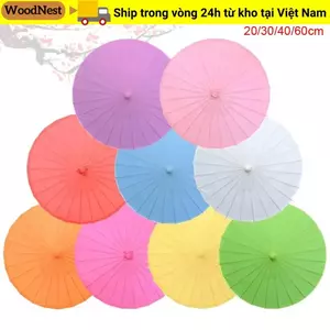 GỖ NHẤT 1 Chiếc Ô Giấy, 20 / 30 / 40 / 60cm Đồ Dùng Tranh Handmade DIY, Trống Màu Tay Dài Đạo Cụ Chụp Ảnh Cho Bé Tắm Kỷ Niệm Sinh Nhật Đám Cưới
