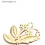 VFZ 50 Chiếc Vintage Kim Loại Lá Filigree Hoa Lát Quyến Rũ DIY Thủ Công Trang Sức Làm OTE