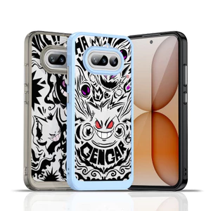 For Nothing Phone 4A Pro 3A Pro 2 2A "Pokemon Gengar" Vỏ điện thoại cứng trong suốt / Vỏ điện thoại không có gì chống sốc