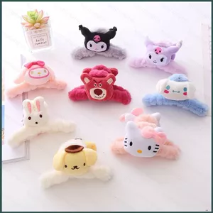 YT4 Sanrio Kuromi Giai Điệu Sang Trọng Vuốt Tóc Kẹp Tóc Cinnamoroll Lotso Mũ Đội Đầu Nữ Phụ Kiện Tóc