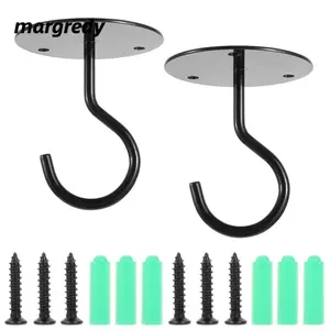 Móc treo trần MARGREDY đa năng – treo cây, tranh ảnh, đèn dây, tổ chim, đèn lồng, móc tường tiện lợi