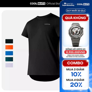 Áo thun thể thao chạy bộ Essential I thoáng khí Coolmate