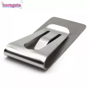 Ví BORAGETE, Kẹp tiền giấy bạc, Ví chất lượng cao bằng thép không gỉ