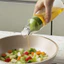 Chống Rò Rỉ Tự Động Lật Dầu Chai Dầu PET Trong Suốt Cho Nhà Bếp Nấu Salad Dầu