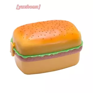 Hộp Cơm Trưa Hamburger Kid Bento Hộp Đựng Thực Phẩm Hộp Cơm Trưa Burger Sáng Tạo