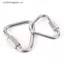VFZ Tam Giác Carabiner Thép Không Gỉ Móc Khóa Snap Clip Móc Bule Vít Lo OTE