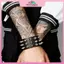 MYPANDA Da PU Đính Vòng Tay Punk Spike Đinh Tán Vòng Đeo Tay Retro Ro Đinh Tán Dây Đeo Tay Quấn Vòng Tay Có Thể Điều Chỉnh Spike Vòng Tay.