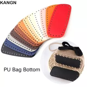KANGN Túi Móc Đáy, Có Lỗ Hình Bầu Dục Dài Đáy Túi, DIY Làm Túi Ví Da PU Dệt Kim Đế Người Phụ Nữ