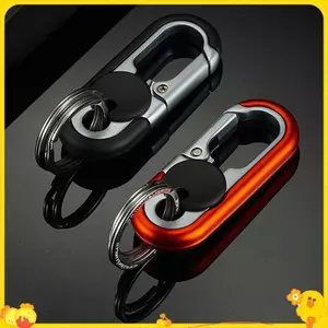 Móc Khóa Ô Tô Sáng Tạo Chìa Khóa Nam Thời Trang Cắm Trại Leo Kim Loại Móc Khóa Xe Tạo Kiểu Tự Động Móc Khóa Xe Phụ Kiện